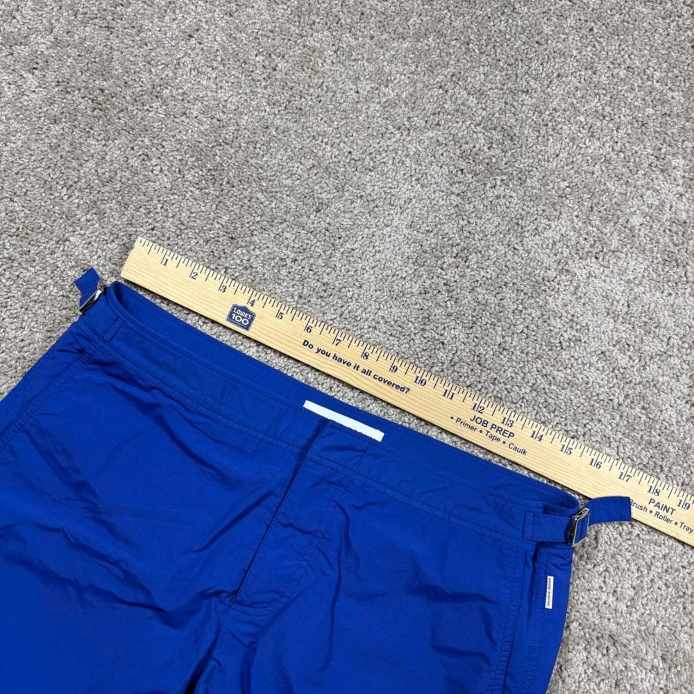 Orlebar Brown Bulldog Swim Shorts Mens 32 Royal Blue OB Classic Side Adjusters